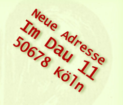 Neue Adresse